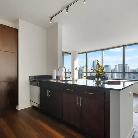K2 Sky High Apartments With Stunning Chicago Views In West Loop Exterior photo
