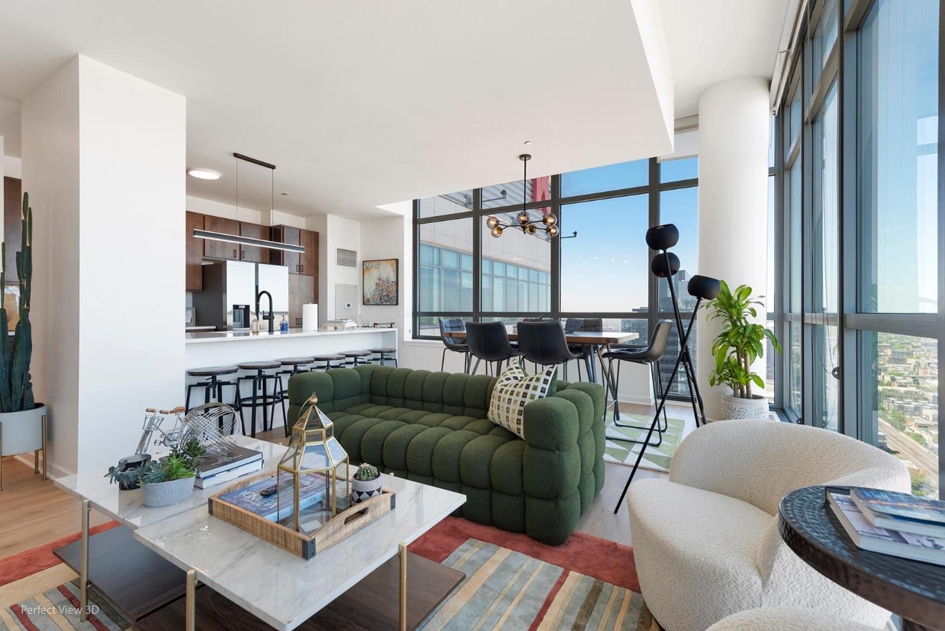 Apartment K2 Sky High With Stunning Views In West Loop Chicago